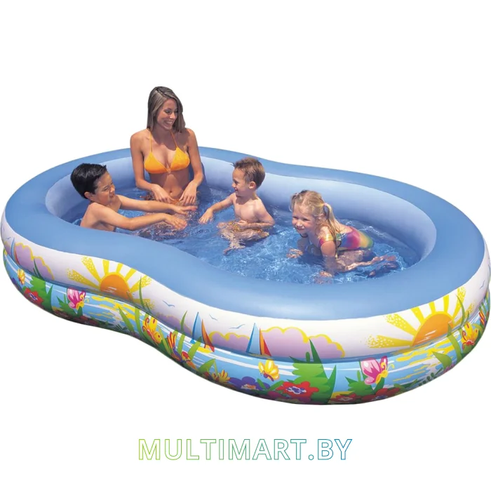 Надувной бассейн Intex Paradise 262x160x46 (56490)
